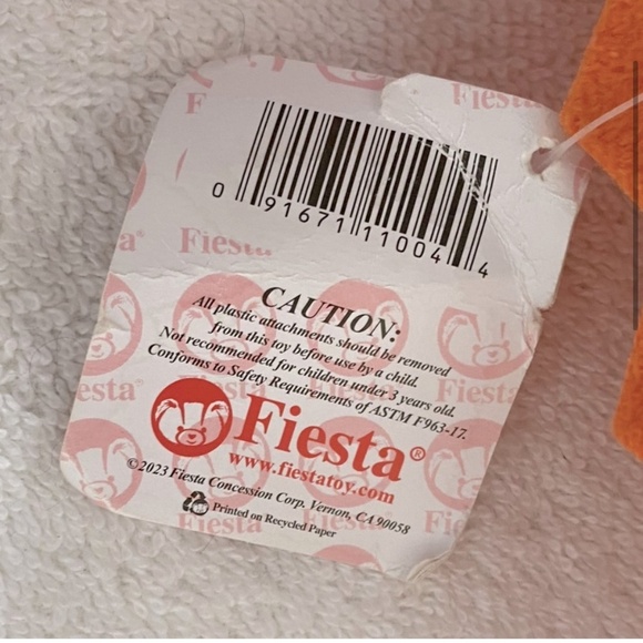 Fiesta Plush Orange Ramen San Noodle Soup Plush Stuffy Pillow - Picture 4 of 16